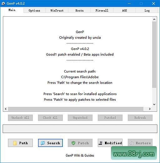 AdobeGenP(Adobe全家桶系列激活工具) v4.0.4 汉化绿色版