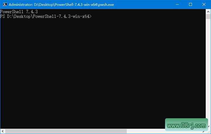 Windows PowerShell(命令行程序) v7.4.3 中文绿色版